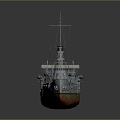 Ship Ship Warship Warship 3d model