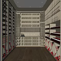 Elegant Wine Cellar With Wooden Flooring Recessed Lighting And Organized Wine Racks