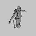 Weimar Army Infantry 3d model