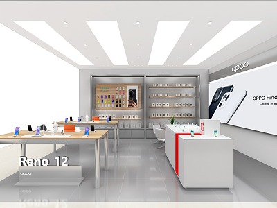 Oppo Mobile Phone Store Experience Table Door Accessories Cabinet Fashion Cabinet Display Cabinet Shelf Huawei Apple Xiaomi Mobile model