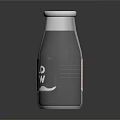 Assorted Cold Brew Coffee Glass Bottles With White Caps And Different Colors