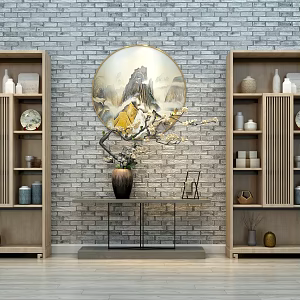 New Chinese Antique Rack 3d model