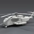 US Marines Military Helicopter Featuring Detailed Rotor Blades And Gray Fuselage Design
