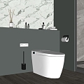 Modern Toilet Smart Toilet 3d model