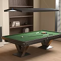 billiard table billiard table pool cue billiards 3d model