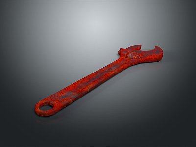 Pipe pliers wrench tool hardware tools processing tools realistic 3d model