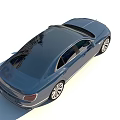Bentley Dark Blue Luxury Sedan With Chrome Grille Sleek Headlights And Alloy Wheels