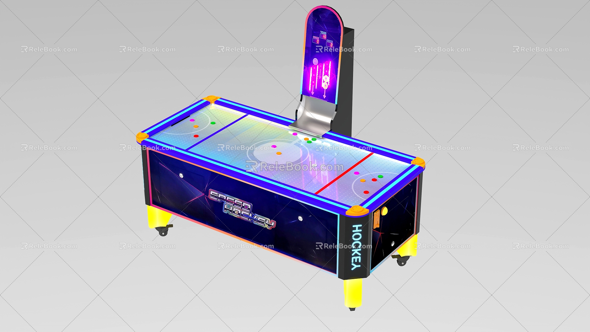 Game Equipment Hockey 3d model