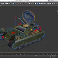 Anti-aircraft gun anti-aircraft vehicle radar vehicle radar detection vehicle reconnaissance vehicle survey vehicle monitoring vehicle low face number low model simple model game film and television level super realistic 3d model