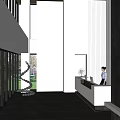 Modern Front Desk Company Front Desk 3d model