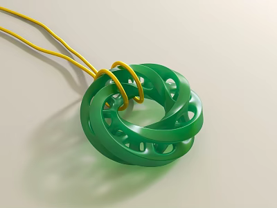 Modern Pendant Buckle 3d model