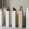 New Chinese Sculpture Ornaments Combination 3d model