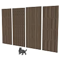 Modern Wooden Wainscoting Variations In Minimalist Room