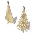 Modern toy building blocks Christmas tree 3d model