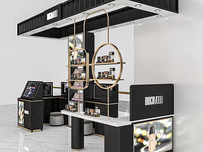 Cosmetics Counter 3d model