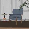 Leisure Chair Lazy Sofa 3d model