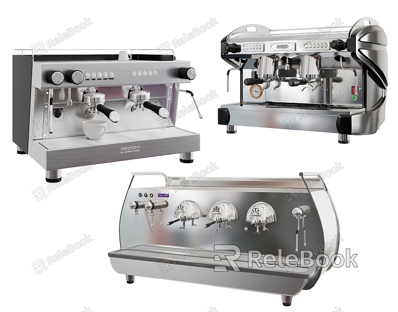 Modern coffee machine model