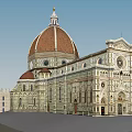 Ancient Architecture With Dome Design Along Waterfront Featuring Boats Trees And People