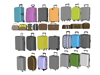 Travel Box Luggage 3d model