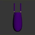 Purple Stylish Handbag With Elegant Design And Metal Accents For Daily Use