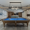 Gym Bar Billiards Hall 3d model