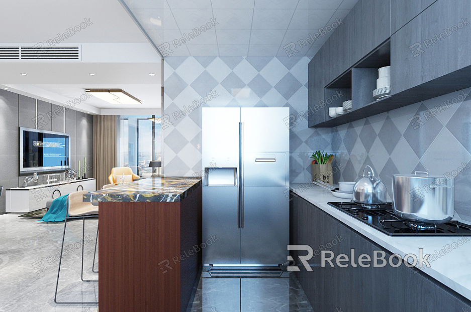 Modern Kitchen Interior model