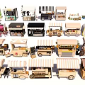 Different Types of Functional Mobile Vending Carts for Street Food and Beverage Selling