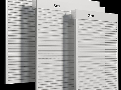 modern blinds exterior electric roller shutter garage blinds outdoor metal blinds 3d model