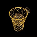 basketball basketball net basketball frame 3d model