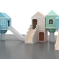 Indoor Soft Bag Small Slide Children's Paradise Soft Bag Slide Paradise Slide Family Matching Slide Commercial Space Small Slide 3d model