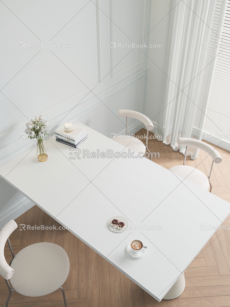 Table Tablecloth 3d model