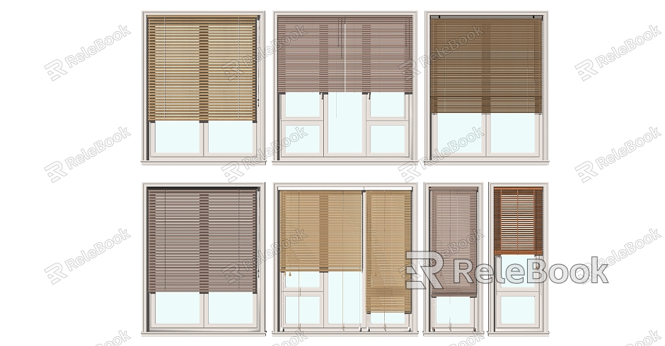 modern blinds shutters roller blinds bamboo curtain window model