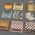 Modern Chess International Chess Go Chinese Chess 3d model