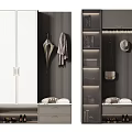 New Chinese Shoe Cabinet 3d model