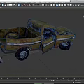 Scrap Pickup Scrap Car Scrap Car Broken Car Broken Car Broken Car Old Pickup Truck Broken Car Low Face Number Low Mold Simple Mold Video Level Super Realistic 3d model