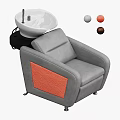 Modern Gray Massage Chair Design With Orange Accent And Color Options Gray Orange Brown