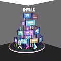 C-WALK Themed Guiding Signage Featuring Neon HALO SOLID HYPE Signs And Arrows