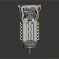 Hyundai Engine Super Engine Super Engine Racing Engine 3d model