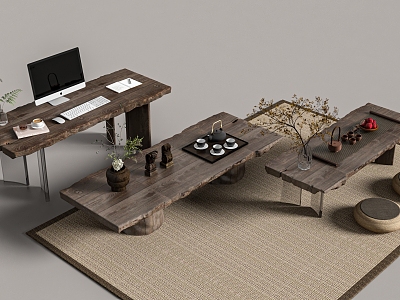 Qui Da Board Table Tea Table Office Writing Table model