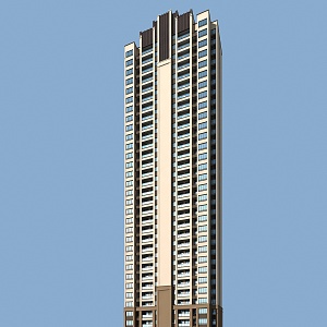 Residential High-rise Residential 3d model