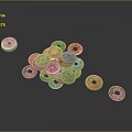 Antique Copper Coin Jewelry With Intricate Carvings And Traditional Design Elements