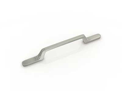 Modern Stainless Steel Handle with Sleek Design for Cabinet and Drawer 3d model