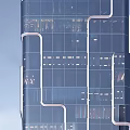 Modern High Rise Office Building With Glass Curtain Wall Exterior Design
