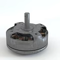 Industrial Electric Motor Stator With Metal Casing Central Shaft And Coil Components