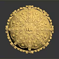 Luxurious Golden Crown With Intricate Patterns And Ornate Decorative Details