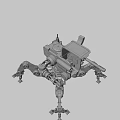 Weapon Four-legged Mecha 3d model