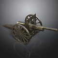 Artillery Gun Artillery Ship Gun Gun Siege Gun Cannon Anti-aircraft Breaking Heavy Gun Heavy Gun 3d model