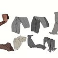 Various Stylish Scarves With Brown Check Gray And Striped Patterns