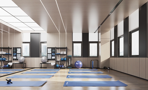 Yoga Room Modern Yoga Room 3d model