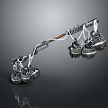 Advanced Mechanical Weapon System With Multi Joint Arm And Launcher Units
